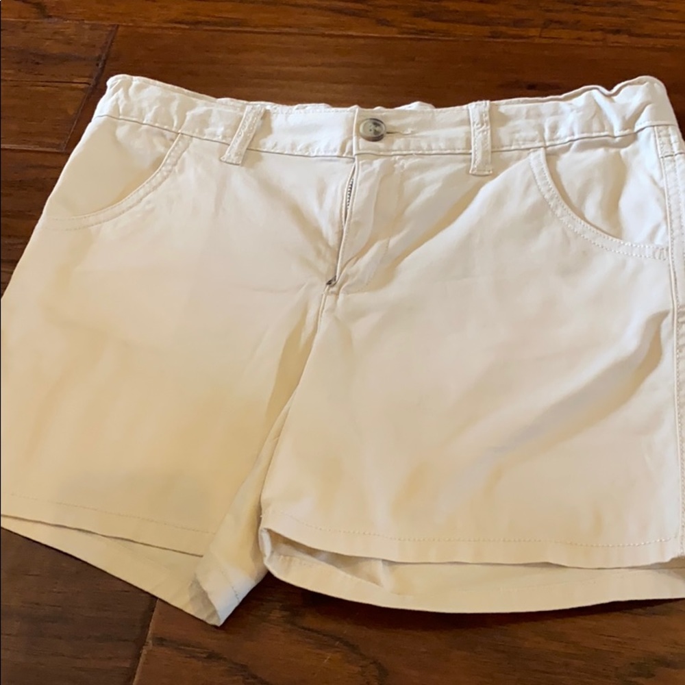 wonder nation girls khaki midi shorts